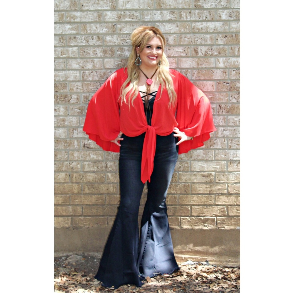 Vintage Black Bell Bottoms